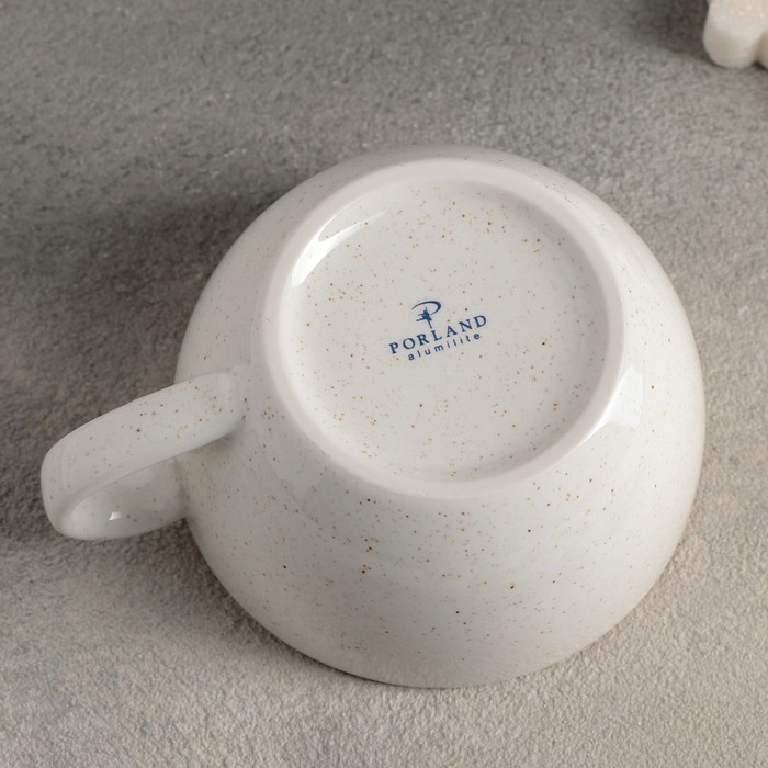 Чашка чайная Beige, 250 мл, фарфор, цвет бежевый - фото 1908521195