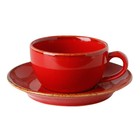 Чашка чайная 250 мл, цвет красный - Фото 2