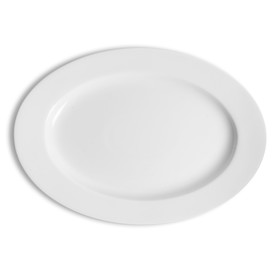 Блюдо сервировочное Ariane Prime, 26х18х2,5 см, цвет белый
