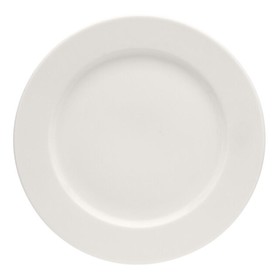 Тарелка плоская «Soley», d=24 см, цвет белый