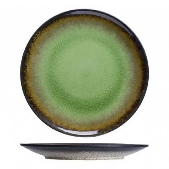 Тарелка плоская Cosy & Trendy Fervido, d=27 см, цвет зелёный
