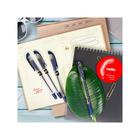 Ручка шариковая Cello Maxriter XS, узел 0.7 мм, резиновый упор, чернила синие, корпус прозрачный - фото 24564033