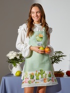 Фартук кухонный «Этель. Кактусы» 70×60 см, 100% хлопок, рогожка 160 г/м² - Фото 2