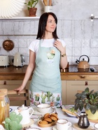 Фартук кухонный «Этель. Кактусы» 70×60 см, 100% хлопок, рогожка 160 г/м² - Фото 11