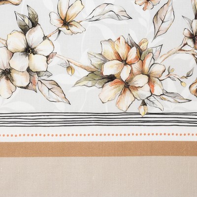 Фартук кухонный «Этель» Floral mood, 70×60 см, 100% хлопок, репс 210 г/м²
