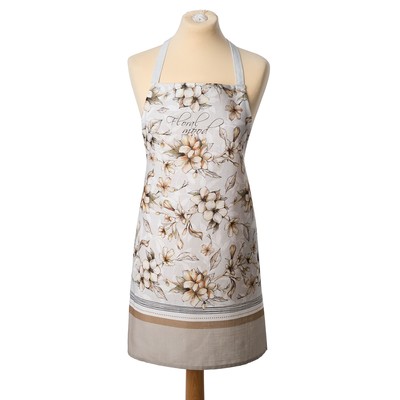 Фартук кухонный «Этель» Floral mood, 70×60 см, 100% хлопок, репс 210 г/м²