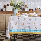Скатерть пасхальная, Этель Chicken Ranch 110×147 см, 100% хлопок, репс 210 г/м² - Фото 1