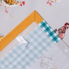 Скатерть пасхальная, Этель Chicken Ranch 110×147 см, 100% хлопок, репс 210 г/м² - Фото 4