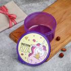 Ланч - бокс круглый Unicorn pizza, 500 мл - Фото 2