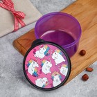 Ланч - бокс круглый «Единороги», 500 мл - Фото 2