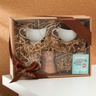 Набор «Счастье»: турка 250 мл, кружка 150 мл, 2 шт., открытка - Фото 4