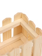 Кашпо деревянное 24×12×9 см "Заборчик", натуральный Дарим Красиво 4388439