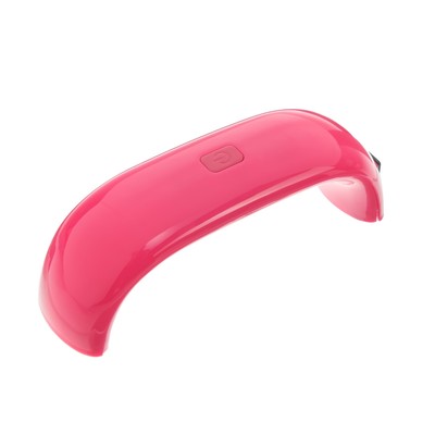 Лампа для гель-лака Luazon LUF-05, LED, 3 диода, 9 Вт, таймер, USB, розовая