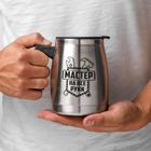 Кружка металлическая с двойными стенками «Мастер на все руки», 500 мл - Фото 5