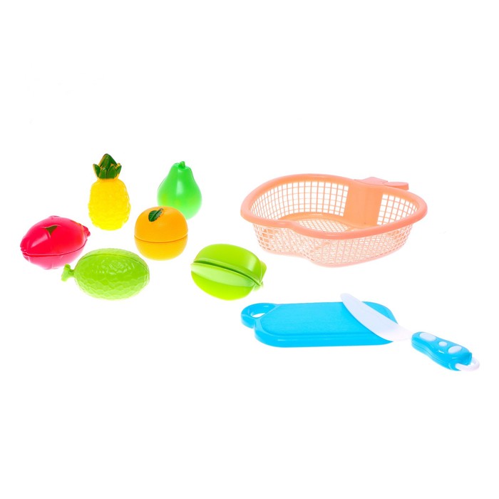 Набор продуктов для резки «Полезный перекус», с посудкой 46422