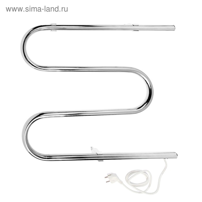 Полотенцесушитель электрический ТЕРА, М-образный, 500×600 мм, d=25 - Фото 1