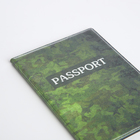 Обложка для паспорта, цвет зелёный - фото 8088279