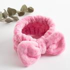 Повязка на голову «Этель», розовая - Фото 2