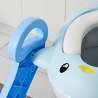 Детская накладка - сиденье на унитаз «Пингвин», голубая - Фото 5