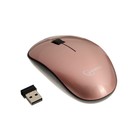 Мышь Gembird MUSW-111-RG, беспроводная,оптическая, 1200 dpi, 1xAA, USB, цвет розовое золото - Фото 1