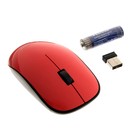 Мышь Gembird MUSW-111-CRL, беспроводная, оптическая, 1200 dpi, 1xAA, USB, цвет коралловый - Фото 5