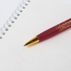 Ручка в футляре «Любимому учителю», металл, синяя паста, 1.0 мм - Фото 6