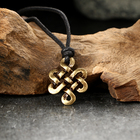 Амулет-брелок "Узел Долголетия" №51, металлический (комплект 2 шт) - фото 24467055