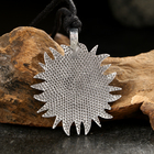 Амулет-брелок, тотем "Солнце и Луна" №18, металлический (комплект 2 шт) - фото 23901441