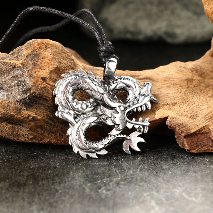 

Амулет-брелок, тотем "Дракон" №28, металлический