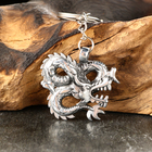 Амулет-брелок, тотем "Дракон" №28, металлический (комплект 2 шт) - фото 23901458