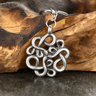 Амулет-брелок, тотем "Змеиный щит" №30, металлический - фото 23901462