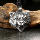 Амулет-брелок, тотем «Знак волка» №48, металлический - Фото 2