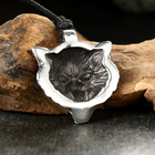 Амулет-брелок, тотем «Знак волка» №48, металлический - Фото 3