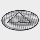 Решётка для глазирования и остывания кондитерских изделий «Круг», 29×2.1 см, чёрная - Фото 5