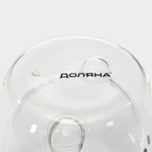 Стакан Доляна «Медведь», 200 мл, 9×9 см, с двойными стенками, стекло, прозрачный - Фото 4