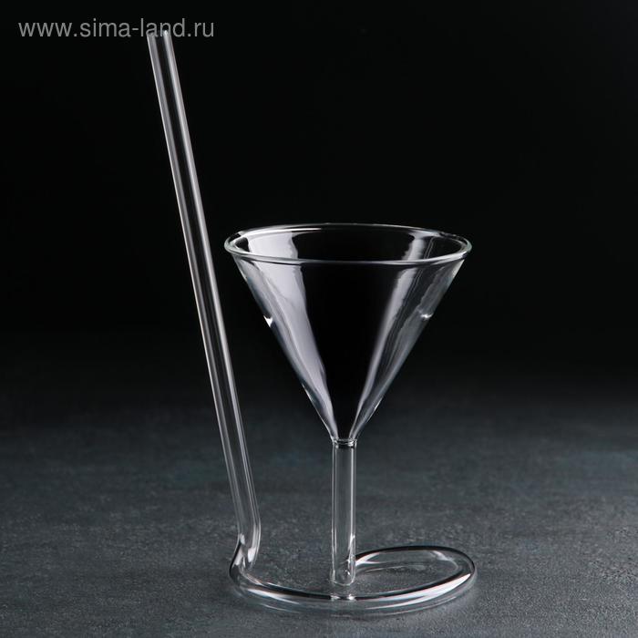 Бокал для вина «Forma. Эльза», 120 мл, стекло, с трубочкой, прозрачный - Фото 1