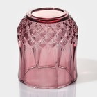 Набор стаканов стеклянных «Стич», 200 мл, 6 шт, цвет розовый - фото 25531189