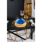 Набор стаканов стеклянных «Стич», 200 мл, 6 шт, цвет синий - фото 22856226