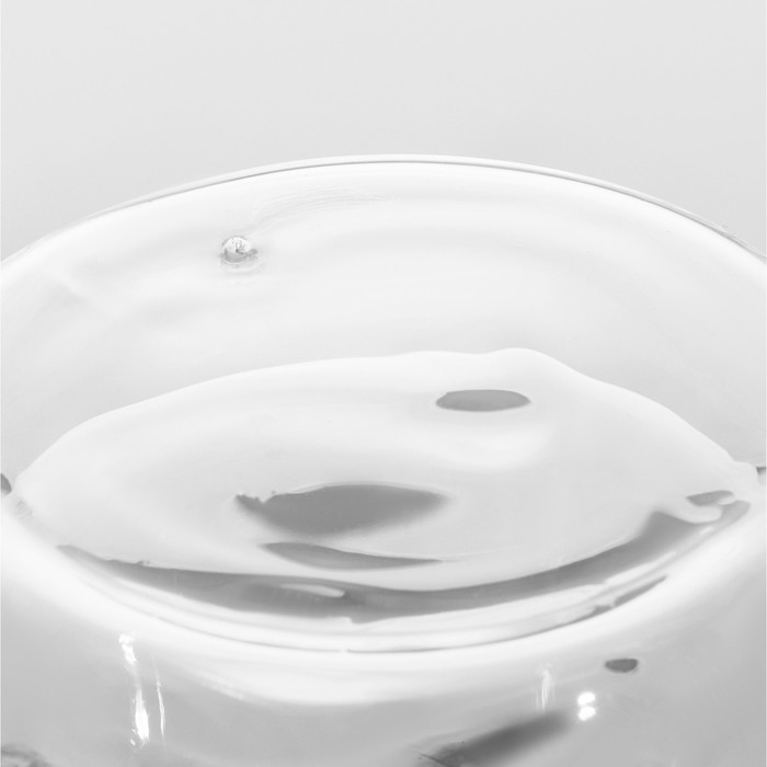 Кружка стеклянная с двойными стенками «Панда», 300 мл - фото 1884988664