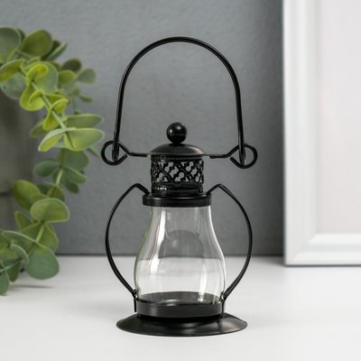 Подсвечник-фонарь на 1 свечу «Пузатый», 9.2×6.2×5.8 см