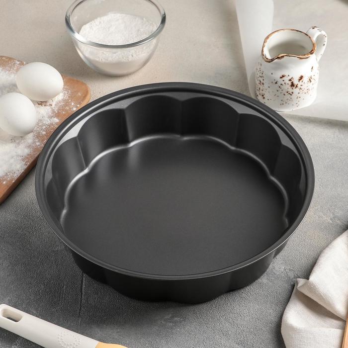 Форма для выпечки Доляна «Ренард», 28×5,5 см, антипригарное покрытие, цвет МИКС - Фото 1