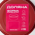 Форма для выпечки Доляна «Ренард», d=20 см, антипригарное покрытие, красная - Фото 4