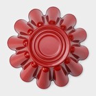 Форма для ромовой бабы и кулича «Бутон», 14,5×6 см, антипригарное покрытие, цвет бордовый - фото 4536707