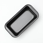 Форма для выпечки Доляна «Жаклин. Хлеб», 25×13×6 см, антипригарное покрытие, цвет чёрный - Фото 3