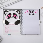 Записная книжка на замочке А6, 50 л. «Для опПАНДных мыслей» - Фото 4