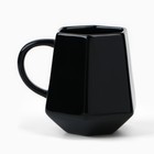 Кружка керамическая «Мечтай», 300 мл, цвет чёрный - Фото 3