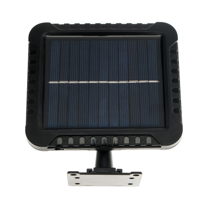 Светодиодный прожектор на солнечной батарее 10 Вт, выносная панель, 15 × 11 × 4 см, 6500К - фото 1876084548