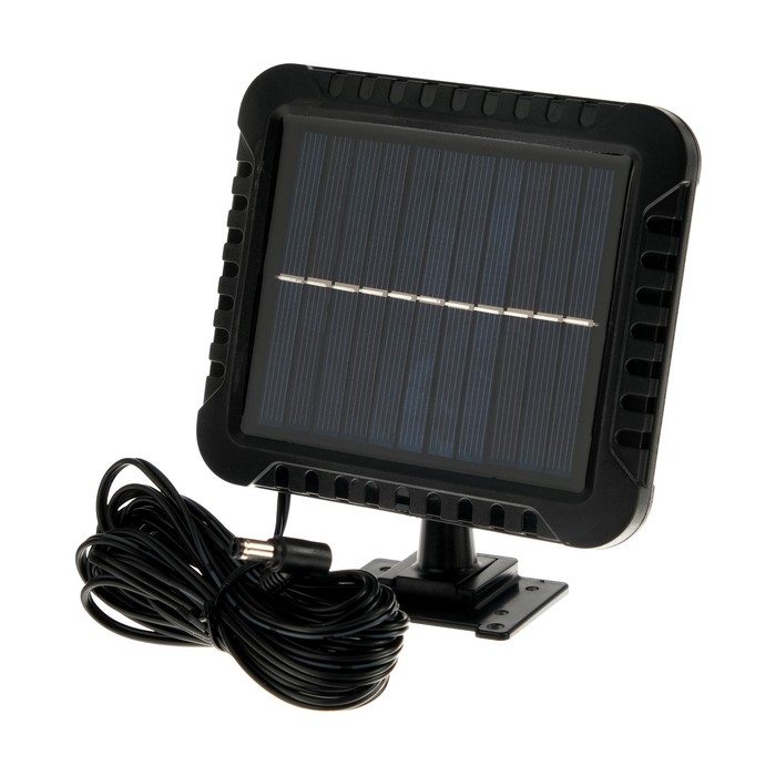 Светодиодный прожектор на солнечной батарее 10 Вт, выносная панель, 15 × 11 × 4 см, 6500К - фото 1876084549