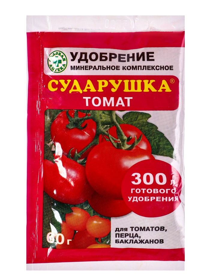 Удобрение водорастворимое минеральное "Сударушка А", томат, 60 г - Фото 1