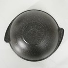 Казан для плова Granit ultra, 4.5 л, стеклянная крышка, литые ручки, антипригарное покрытие, чёрный - Фото 3